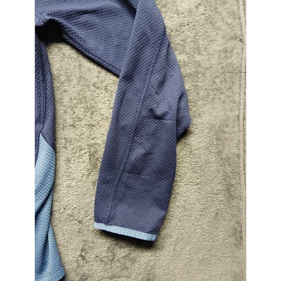 Tek Gear DryTek Women’s Blue Workout Long-sleeve Pullover 1/4 Zip Size M FLAWS - Picture 4 of 10